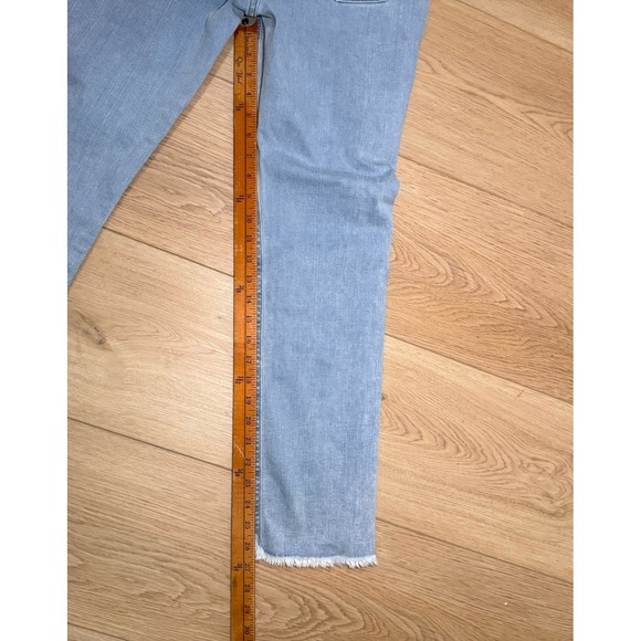 Jen7 By 7 For All Mankind Women 6  Cropped Skinny Wavy Hem Ankle Jeans NWT $99 - Picture 8 of 9